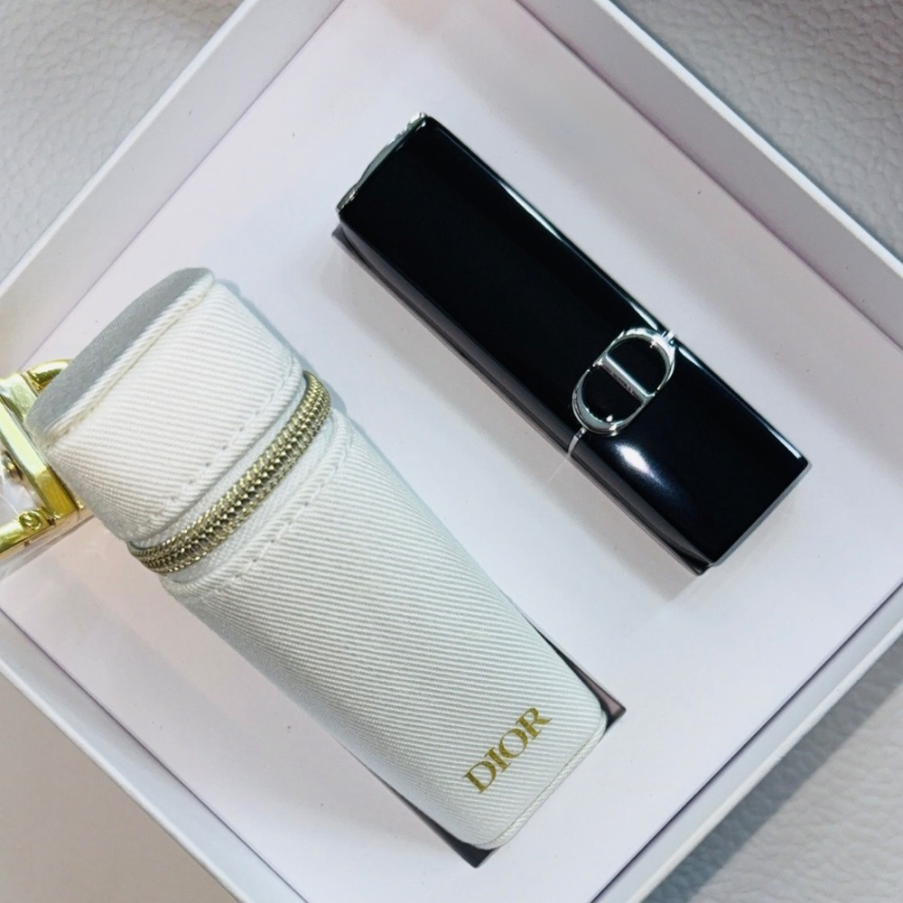 Dior full size lipstick and case